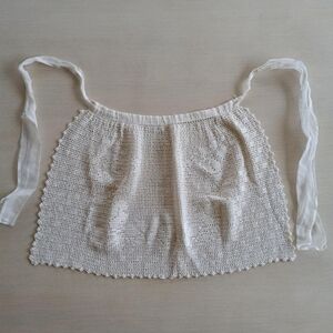 Vintage Handmade Crochet Apron